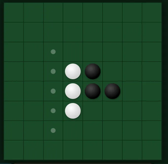 AIが作成したオセロゲームプレイ画面